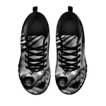 American War Memorial Print Black Sneakers