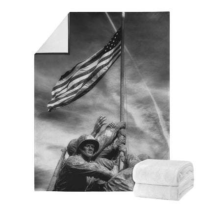 American War Memorial Print Blanket