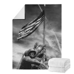American War Memorial Print Blanket