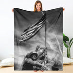 American War Memorial Print Blanket