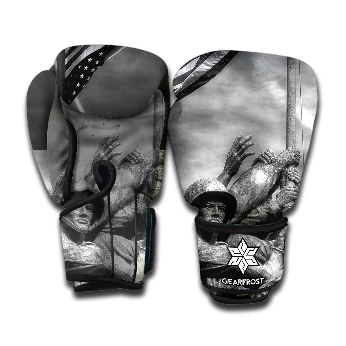 American War Memorial Print Boxing Gloves