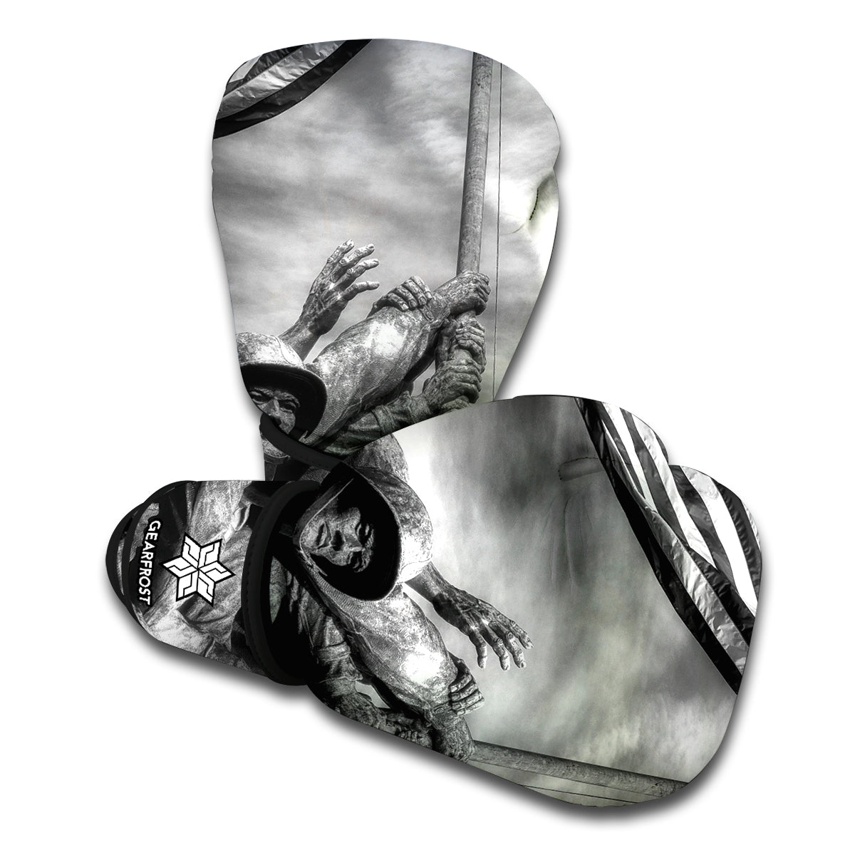 American War Memorial Print Boxing Gloves