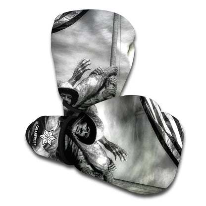 American War Memorial Print Boxing Gloves