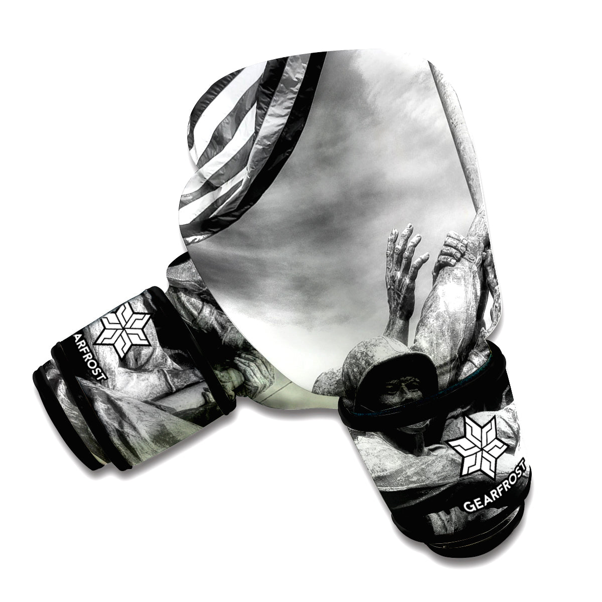 American War Memorial Print Boxing Gloves