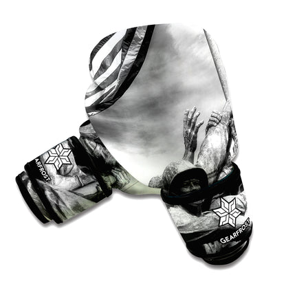 American War Memorial Print Boxing Gloves