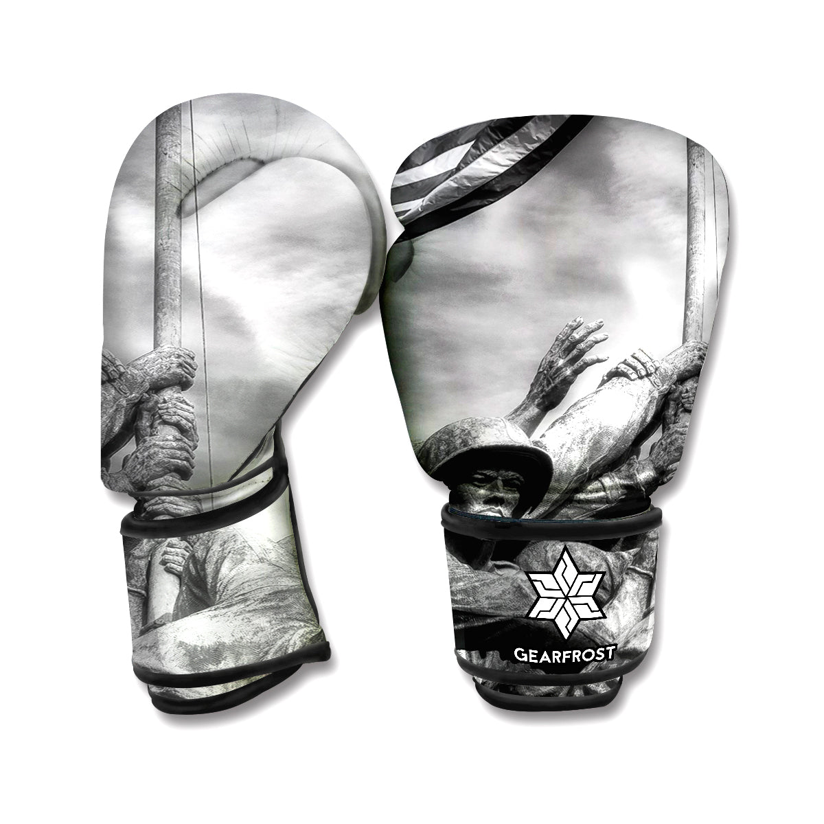 American War Memorial Print Boxing Gloves
