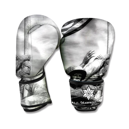 American War Memorial Print Boxing Gloves