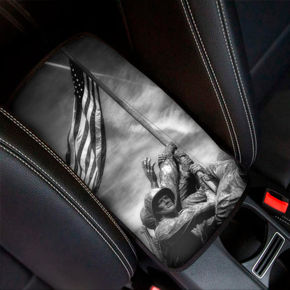 American War Memorial Print Car Center Console Cover
