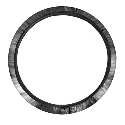 American War Memorial Print Car Steering Wheel Cover