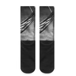 American War Memorial Print Crew Socks