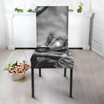 American War Memorial Print Dining Chair Slipcover