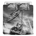 American War Memorial Print Duvet Cover Bedding Set
