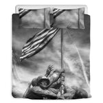 American War Memorial Print Duvet Cover Bedding Set