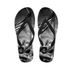 American War Memorial Print Flip Flops