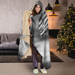 American War Memorial Print Hooded Blanket