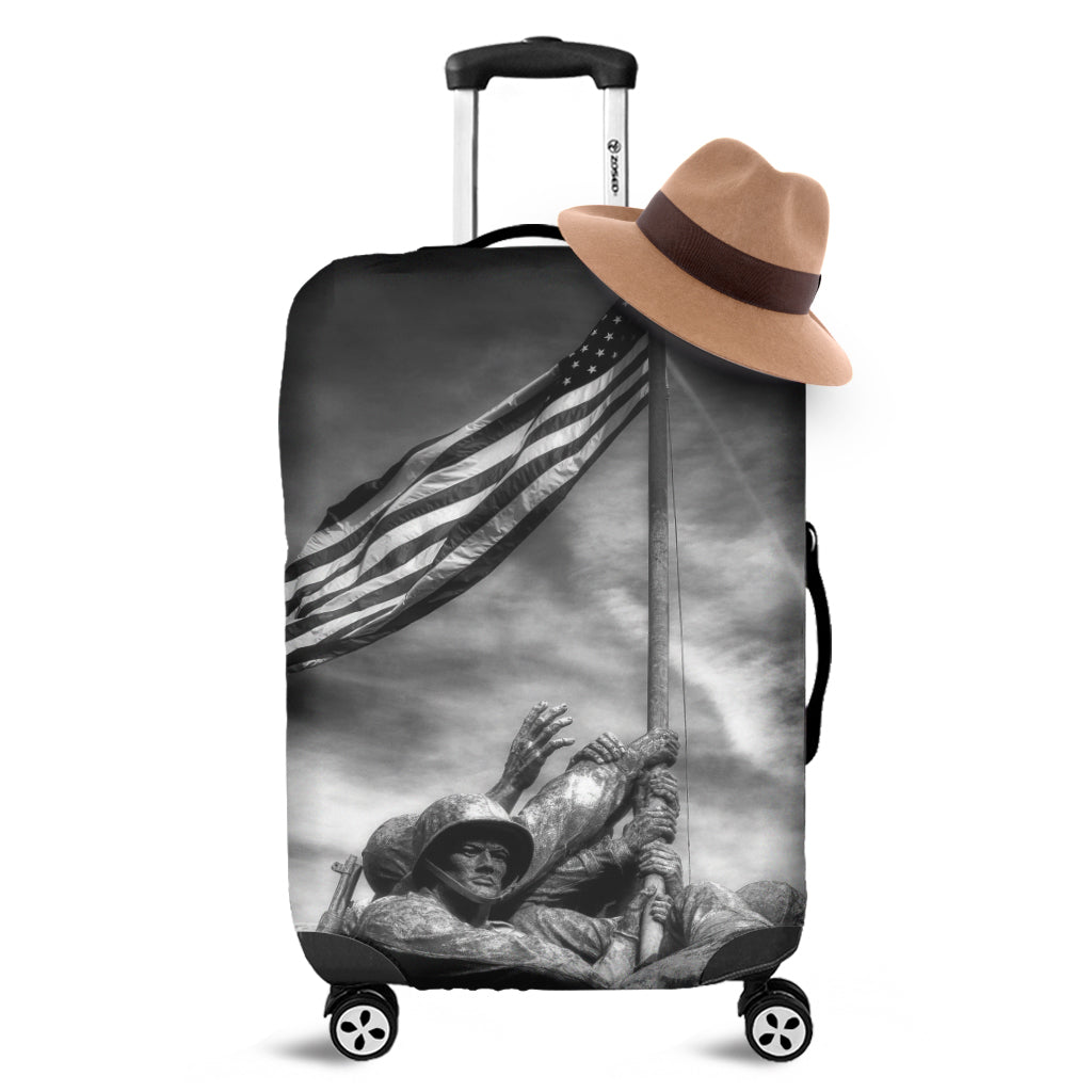 American War Memorial Print Luggage Cover