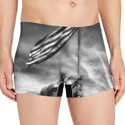 American War Memorial Print Men's Boxer Briefs