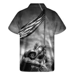 American War Memorial Print Men's Short Sleeve Shirt
