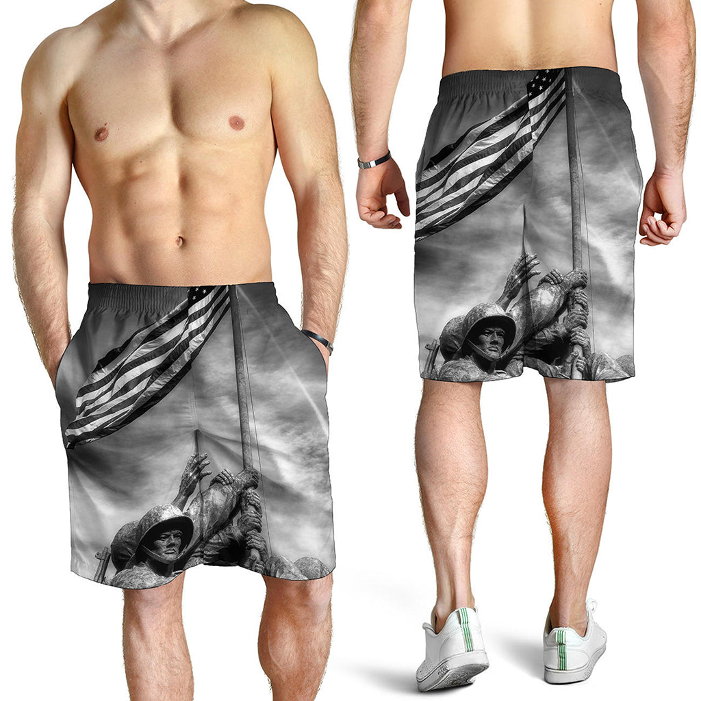 American War Memorial Print Men's Shorts