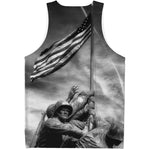 American War Memorial Print Men's Tank Top