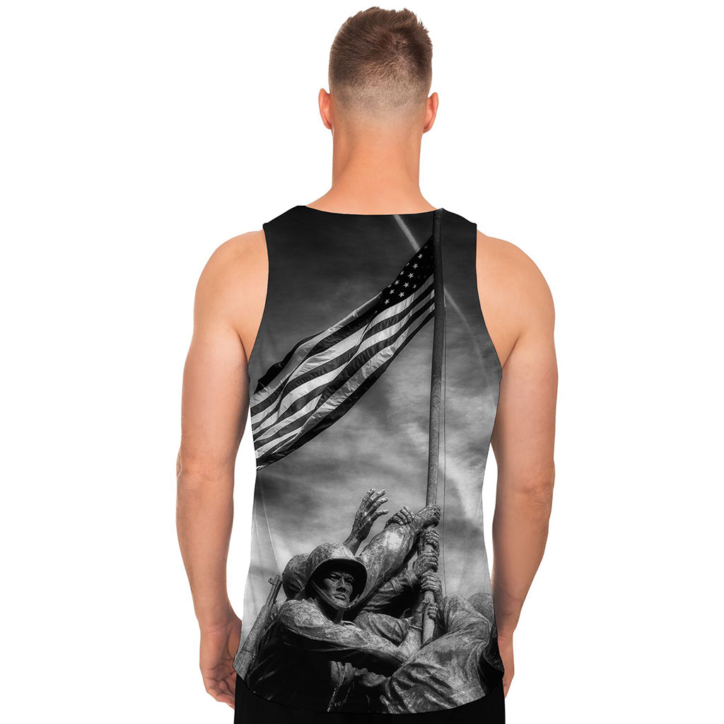 American War Memorial Print Men's Tank Top