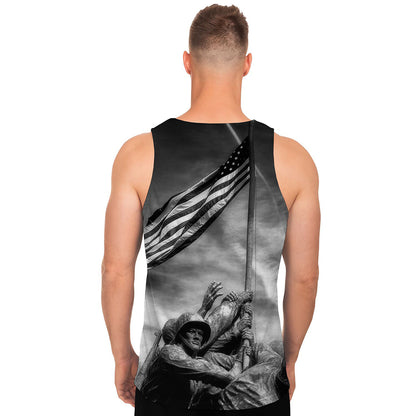 American War Memorial Print Men's Tank Top