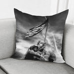 American War Memorial Print Pillow Cover