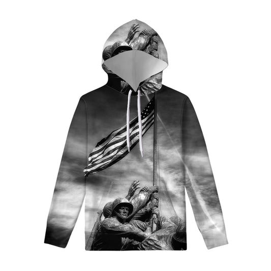 American War Memorial Print Pullover Hoodie
