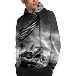 American War Memorial Print Pullover Hoodie