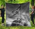 American War Memorial Print Quilt
