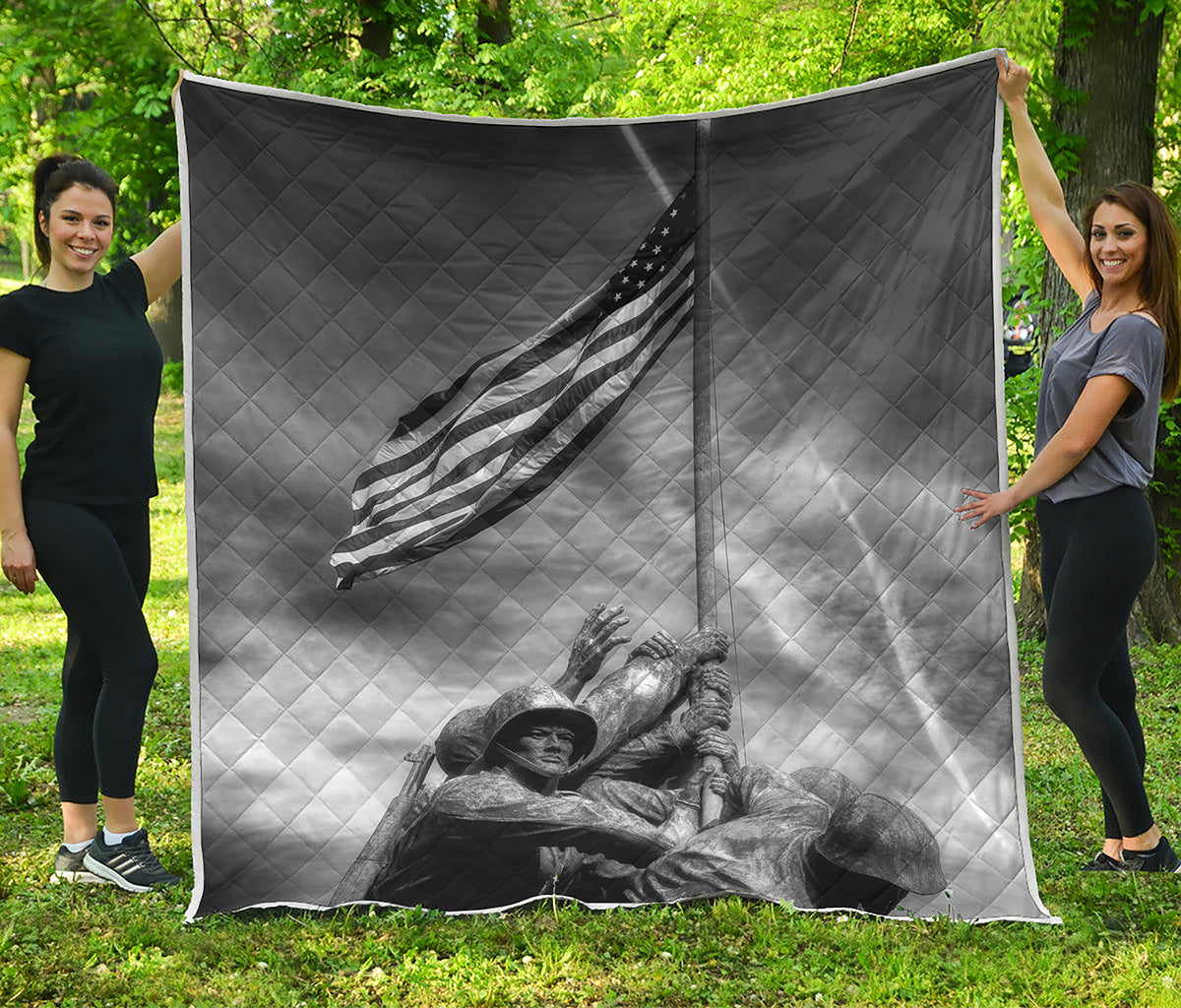 American War Memorial Print Quilt