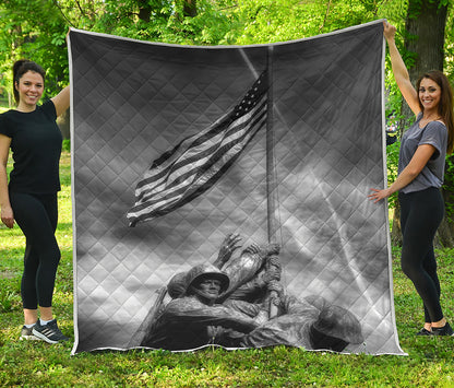 American War Memorial Print Quilt