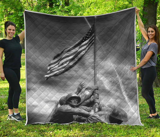 American War Memorial Print Quilt