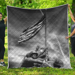 American War Memorial Print Quilt