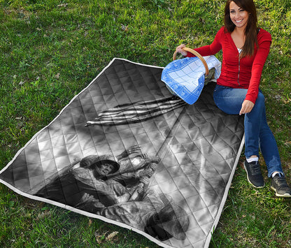 American War Memorial Print Quilt