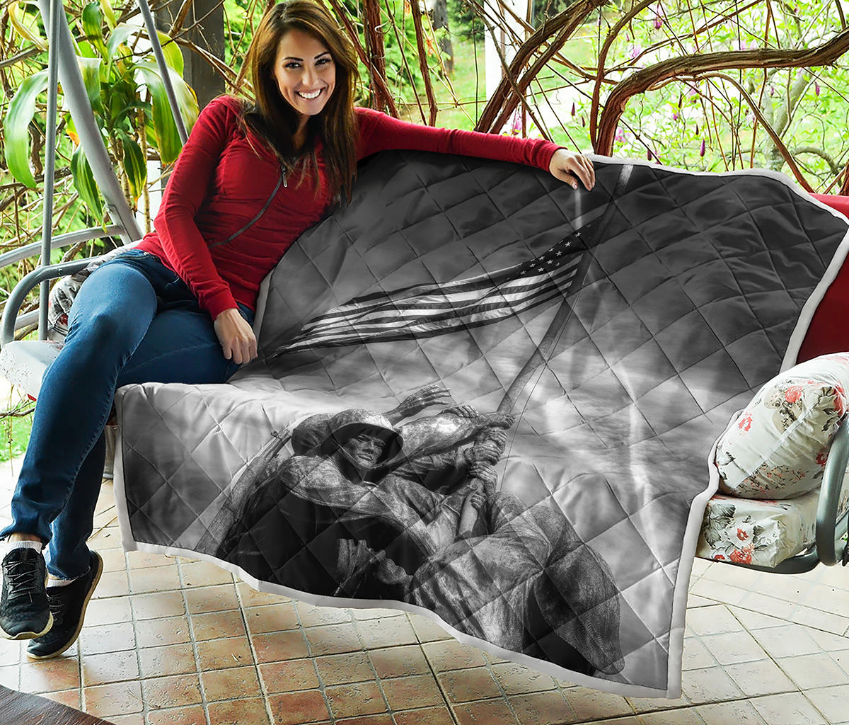 American War Memorial Print Quilt