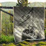 American War Memorial Print Quilt