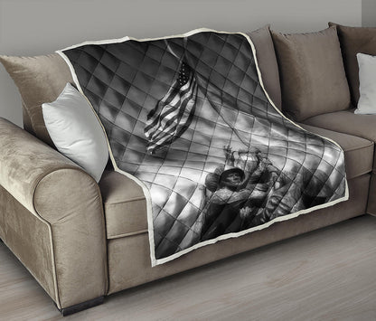 American War Memorial Print Quilt