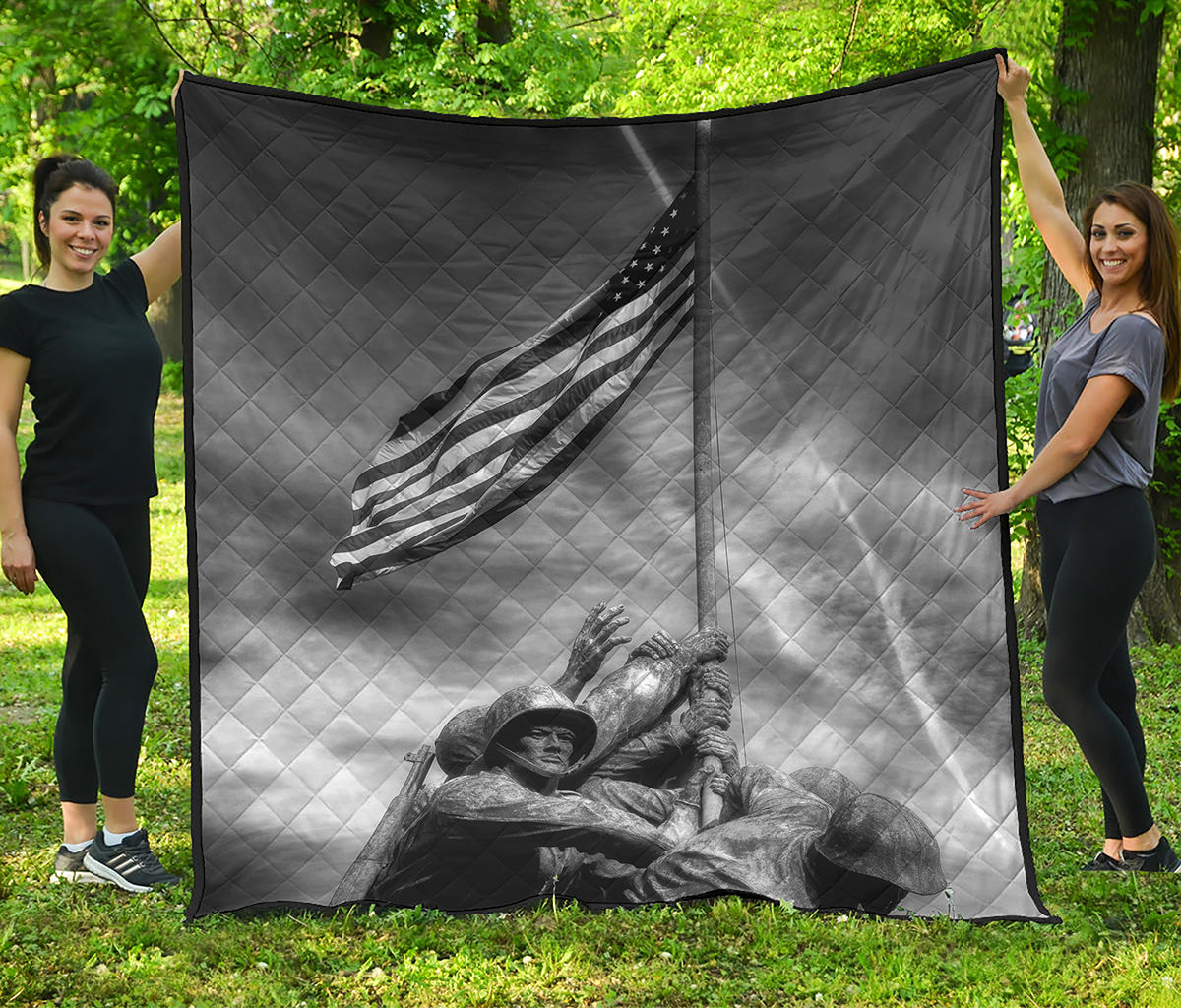 American War Memorial Print Quilt