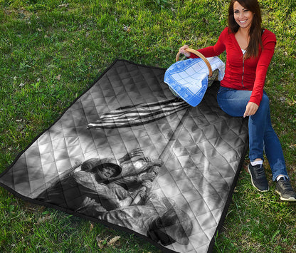 American War Memorial Print Quilt