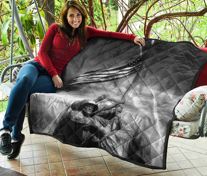 American War Memorial Print Quilt