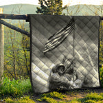 American War Memorial Print Quilt