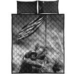 American War Memorial Print Quilt Bed Set