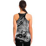American War Memorial Print Women's Racerback Tank Top