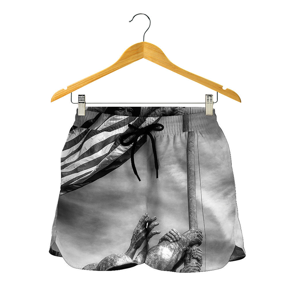 American War Memorial Print Women's Shorts