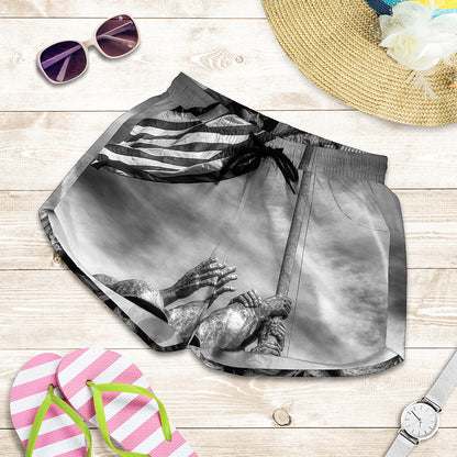 American War Memorial Print Women's Shorts