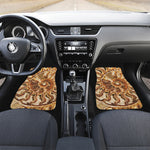 Ammonite Fossil Print Front and Back Car Floor Mats