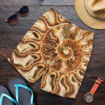 Ammonite Fossil Print Men's Shorts