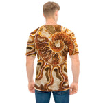 Ammonite Fossil Print Men's T-Shirt