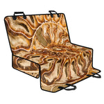 Ammonite Fossil Print Pet Car Back Seat Cover